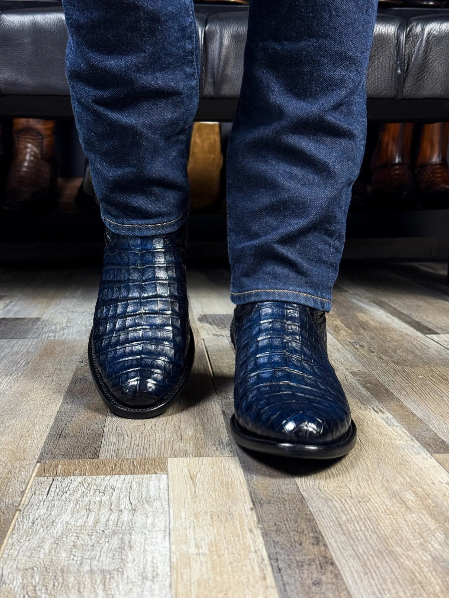 Full Crocodile Fuscus Boots Oval