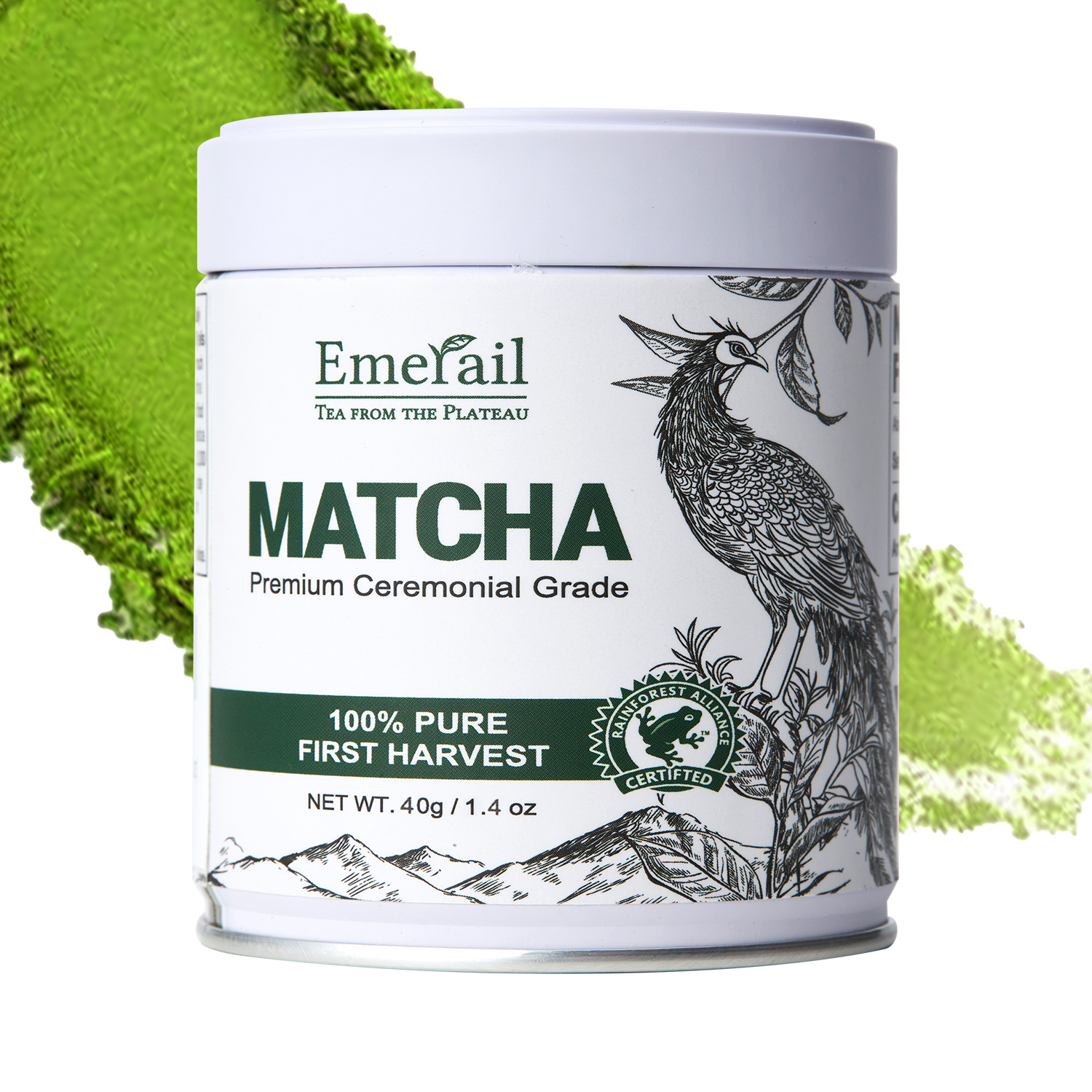 Premium Ceremonial Grade Plateau Matcha 40G/60G &ndash; Emerail matcha