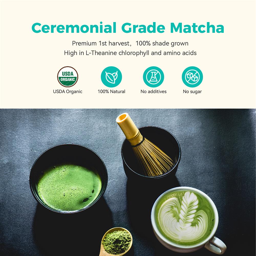 Premium Ceremonial Grade Organic Matcha