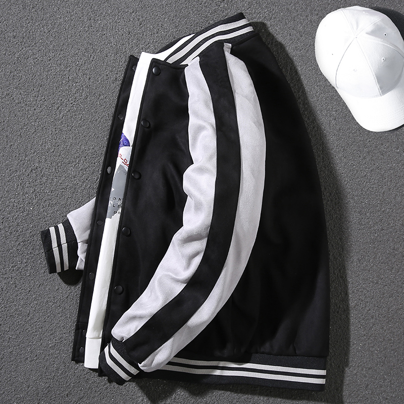 [Copy]Handsome reversible jacket men's autumn and winter trendy hooded slim jacket