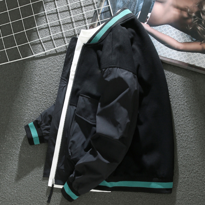 [Copy]Handsome gray camouflage sherpa jacket for men in winter