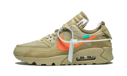 Nitheke Air Max 90 Leather Triple White/Black/Lucky Charms Ash Green/Off-White "The Ten"/Off-White Desert Ore