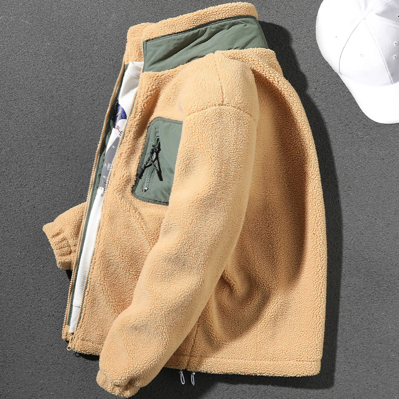 [Copy]Handsome autumn and winter new style detachable hooded denim jacket men's trendy brand Korean version velvet thickened motorcycle jacket men's trendy