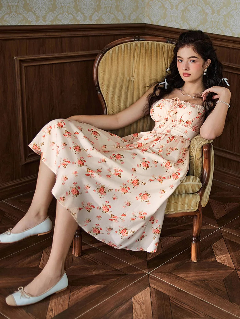 Women 2025 Summer Comfy Floral Dress with Pocket