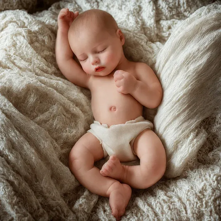 Incredibly Lifelike Silicone Doll 👶 with a Realistic Weight & Warm Touch ❤️✨