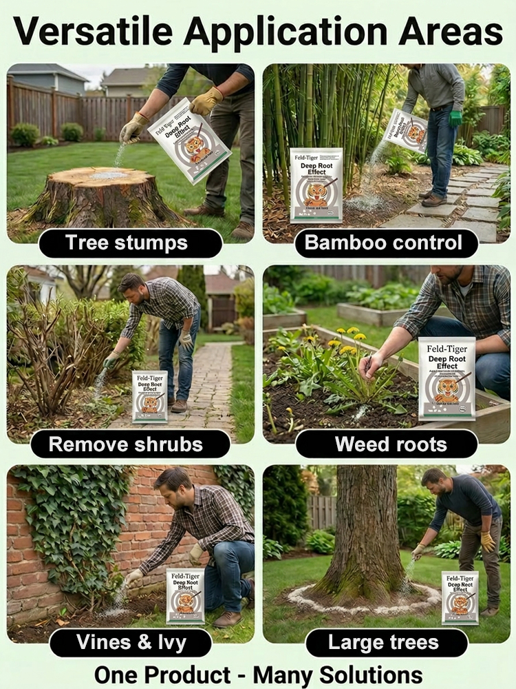 🌳【Foundation Safe & 10ft Deep Penetration】 Root-Surgeon Miracle | Heavy-Duty Bamboo & Stump Killer with Precision Core-Strike Power ✨