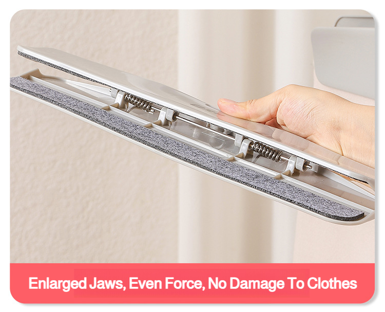 Sturdy metal clip hanger for home and retail use