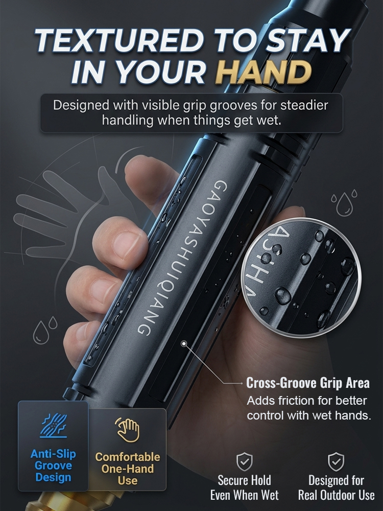 ProfessionalBlack King Kong Power Wand: Blast Through Grime with No Electricity! Industrial Strength. 【Free Trial with Full Refund】