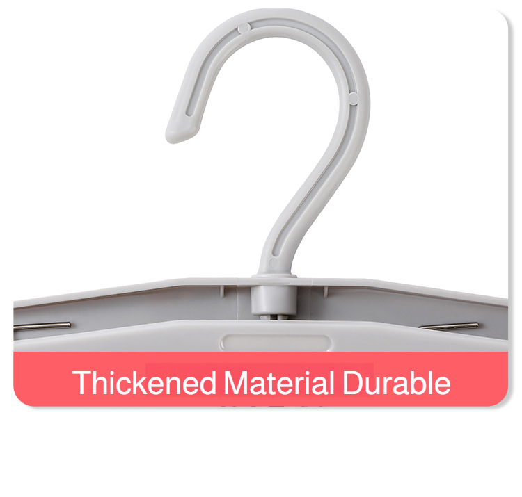 Easy-to-use skirt and pants hanger with strong grip