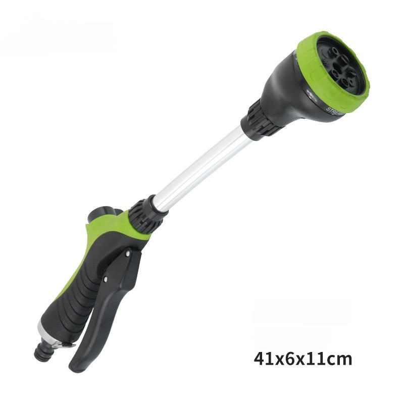 Aluminum tube water spray gun eightsection adjustable nozzle