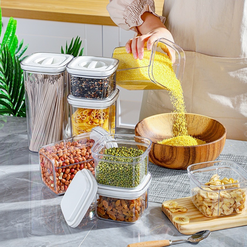 Large caliber storage box Sealed jars Healthy and environmentally friendly materials Food grade Sili