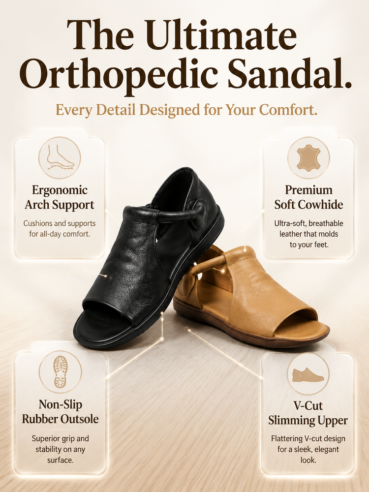 ✨<Only 20 Pairs Crafted Daily!> Authentic Japanese Kobe Leather Sandals—Experience the Buttery-Soft "Second Skin" Comfort! ✨