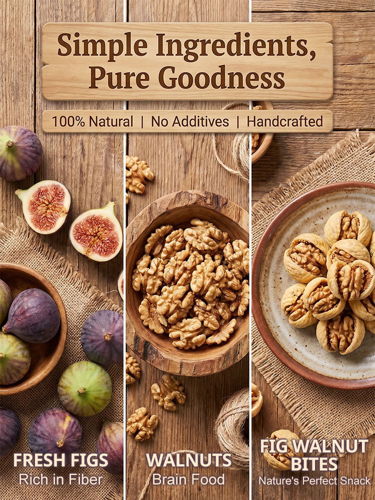 ✨ The Ultimate Natural Gut-Cleansing Snack! PremiumTurkish Figs Stuffed with California Walnuts for Perfect Digestion & Brain Power.