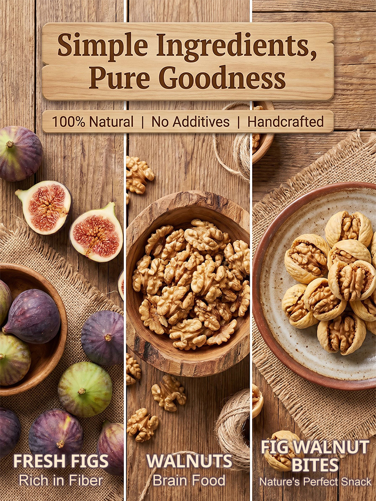 ✨ The Ultimate Natural Gut-Cleansing Snack! PremiumTurkish Figs Stuffed with California Walnuts for Perfect Digestion & Brain Power.