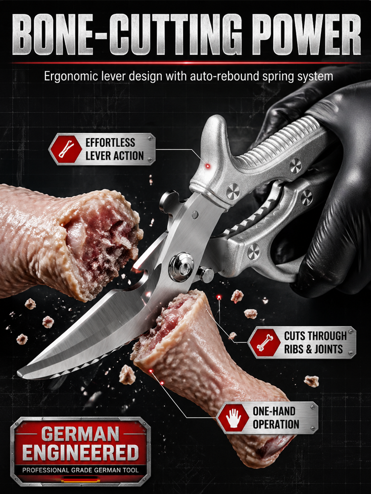 ✂️ 50% OFF | German Heavy-Duty Multi-Shears: Cuts Bones, Metal & Steel Wires!