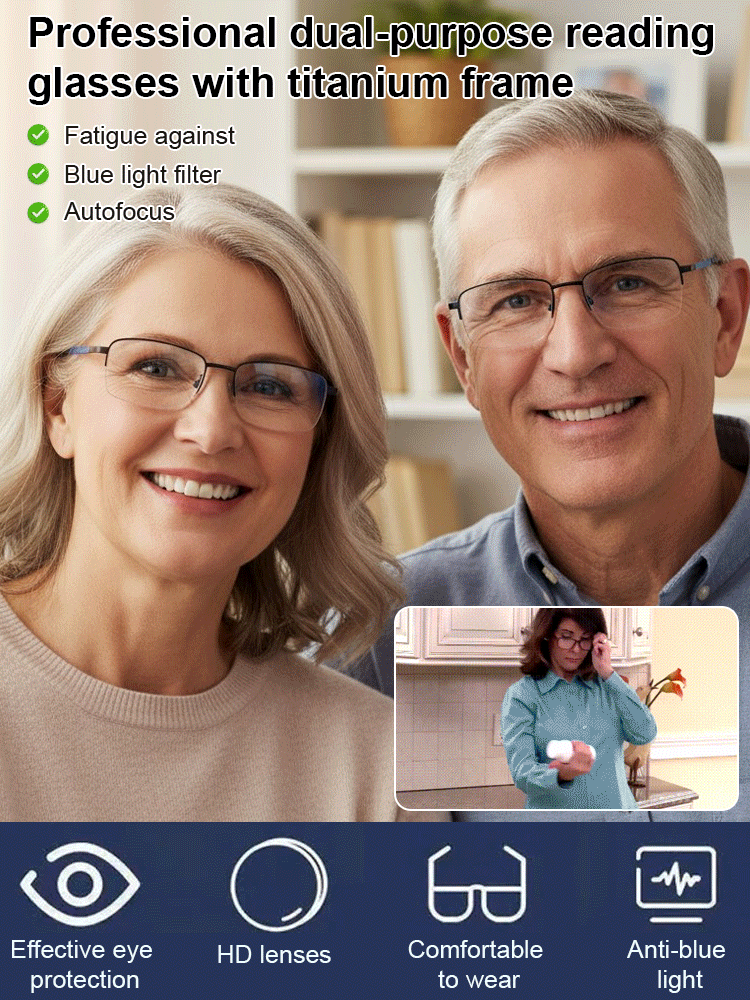 🖤 The Last Pair You'llEver Need! Experience The Revolutionary "Auto-Focus" Technology that Adjusts to Your Eyes in Milliseconds. 🚀 Perfect for Screens, Books & Outdoors!