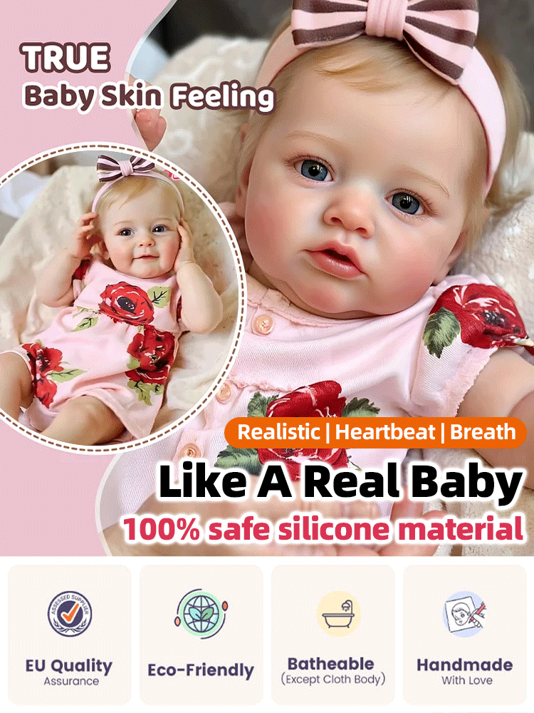 Incredibly Lifelike Silicone Doll 👶 with a Realistic Weight & Warm Touch ❤️✨