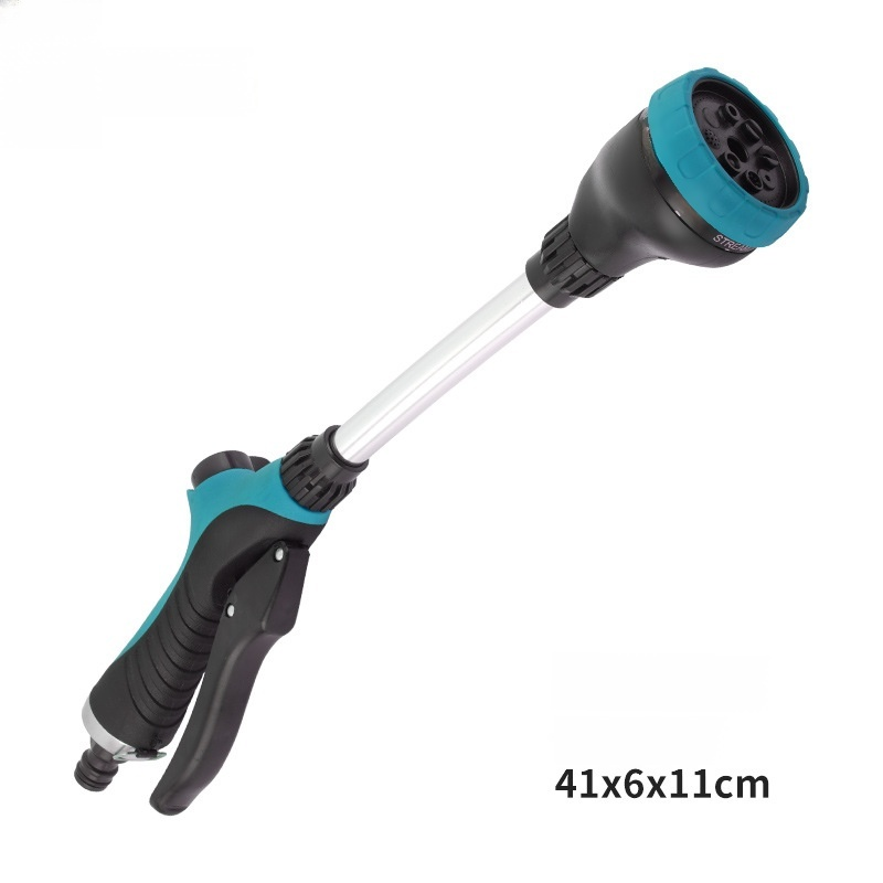 Aluminum tube water spray gun eightsection adjustable nozzle