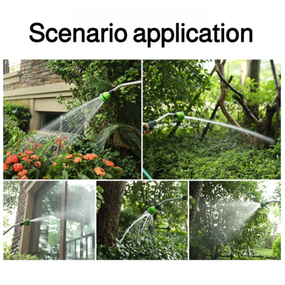 Aluminum tube water spray gun eightsection adjustable nozzle