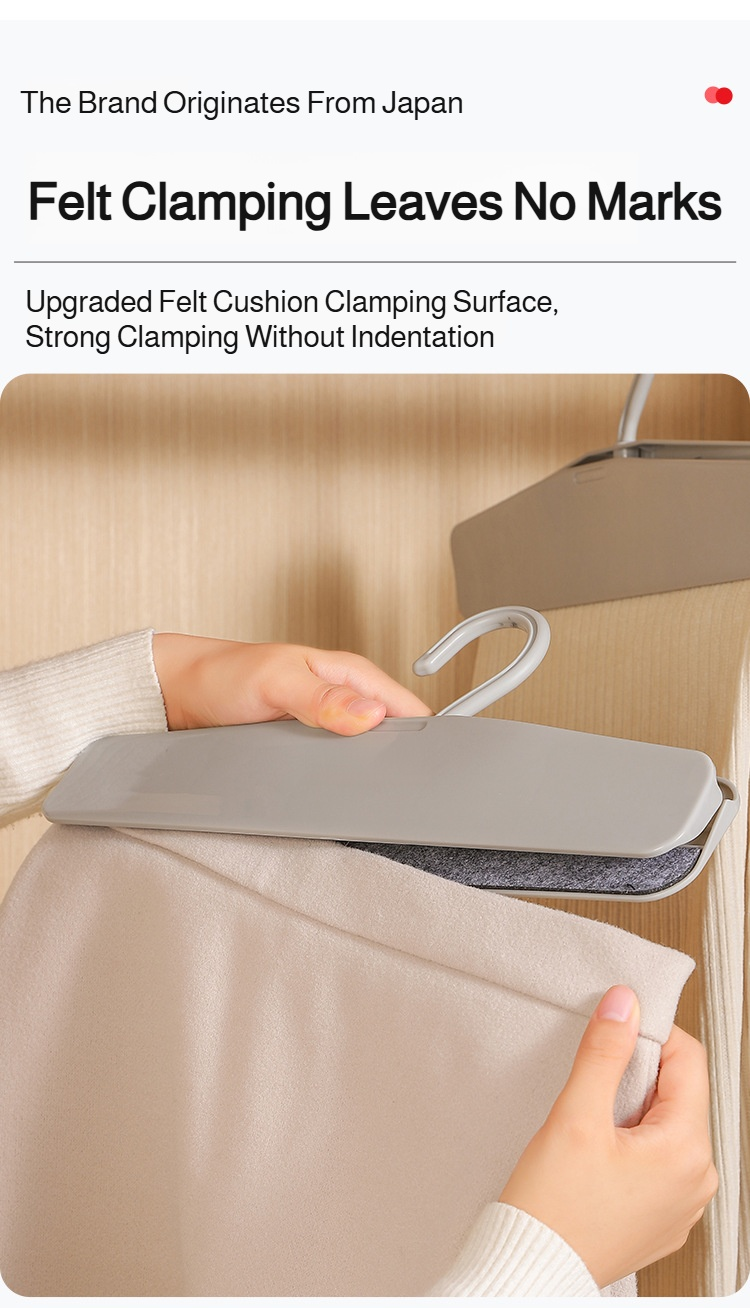 Multi-purpose hanger holding skirt and pants