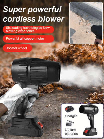 [INDUSTRIAL POWER] Hurricane Cordless Blower | 180m/s High Speed | 48H Battery | 80% OFF Today! 🌪️⚙️