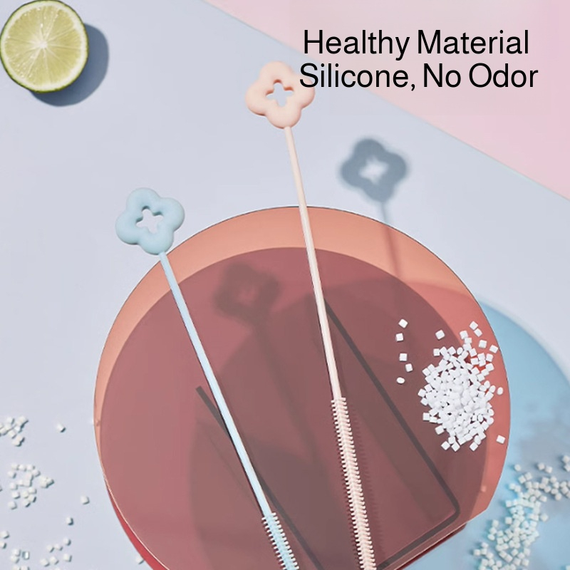 Silicone Bottle Brush Straw Brush Cleaning Without Dead Ends Slim Design Household Uv Sterilization