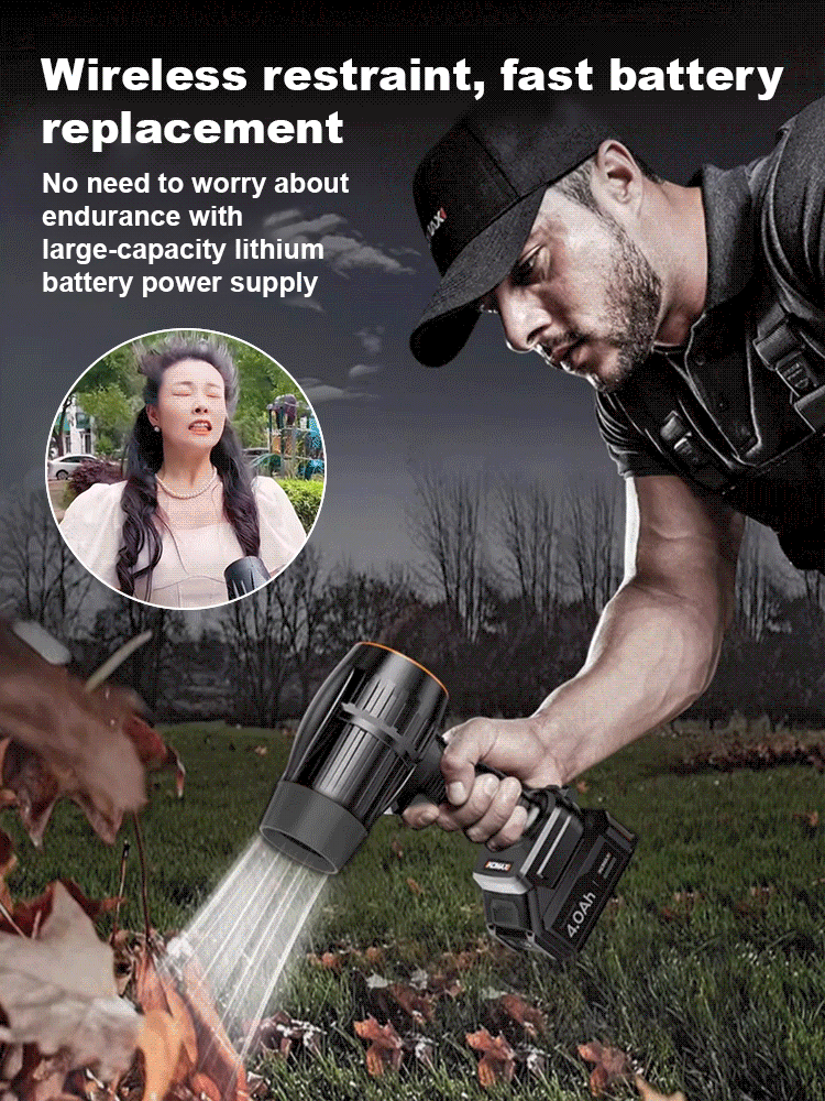 ❄️🔥 5000W Thermal Snow Blower | Portable Hot Air Turboblower 💨 | Powerful High-Speed Handheld for Automobiles 🚗 | ⚡ 3-Speed Adjustable Power