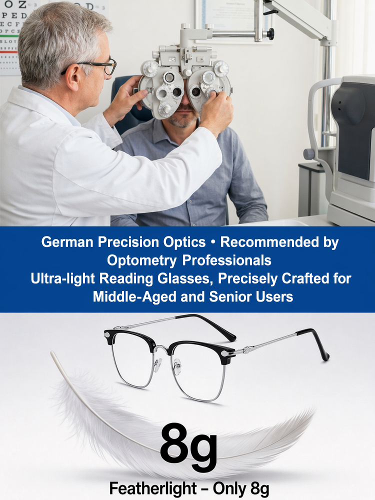 Self-Adaptive LCD Zoom Glasses, No Eye Test Needed, 0 to 1000 Diopters