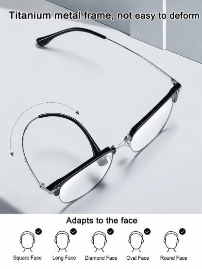 Self-Adaptive LCD Zoom Glasses, No Eye Test Needed, 0 to 1000 Diopters