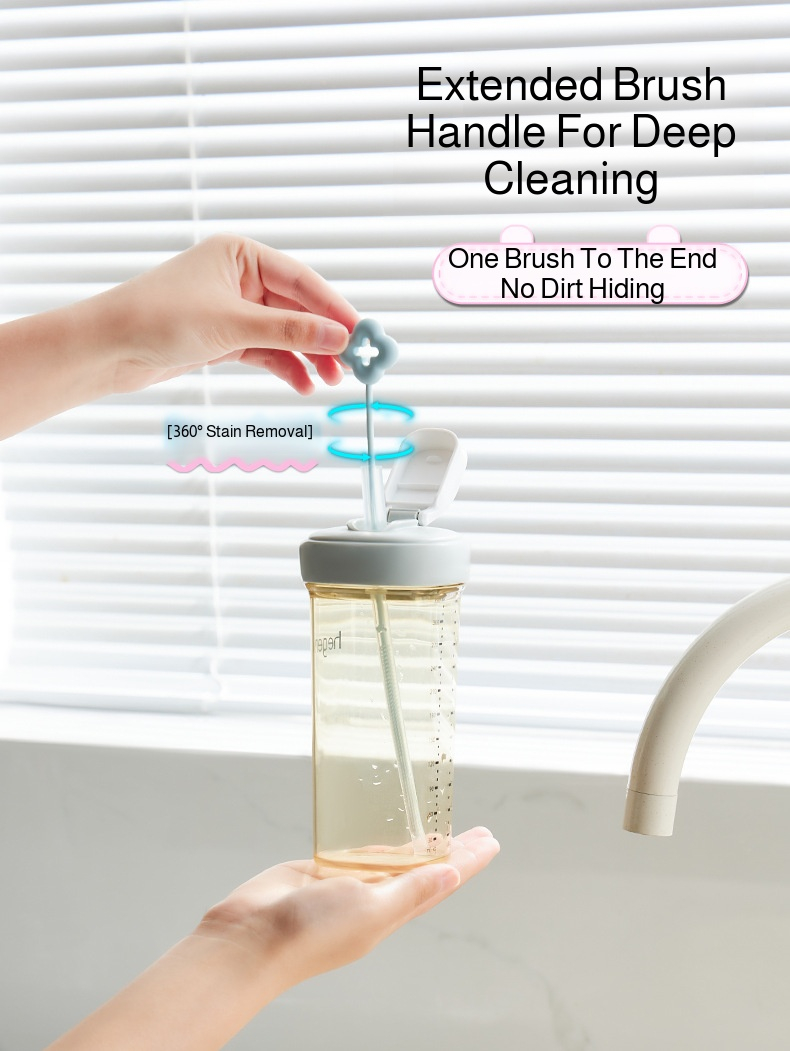 Close-up of the brush head showing dead-end free cleaning