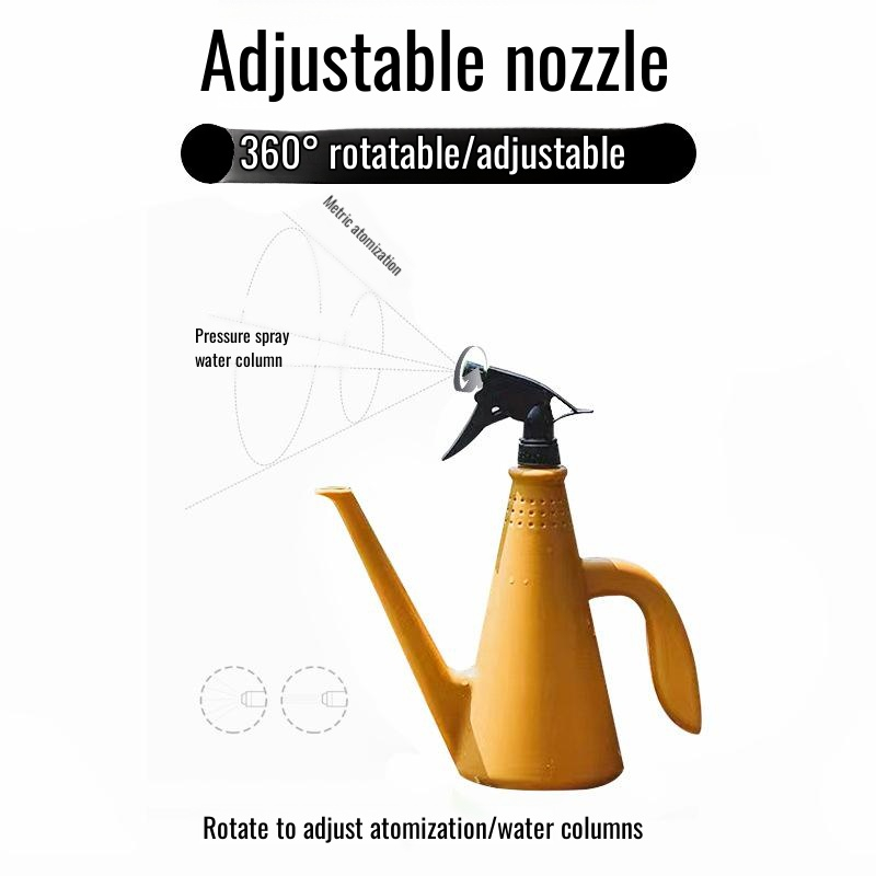 Handheld gardening sprayer and watering can combo