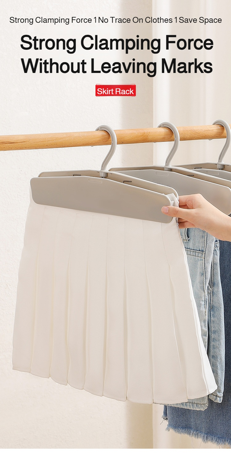 Half Skirt and Pants Clip Strong Clip Hanger close-up