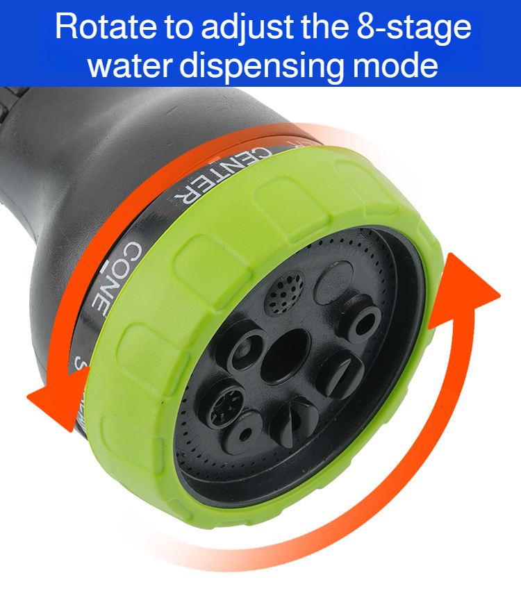 Ergonomic handle of aluminum tube spray gun