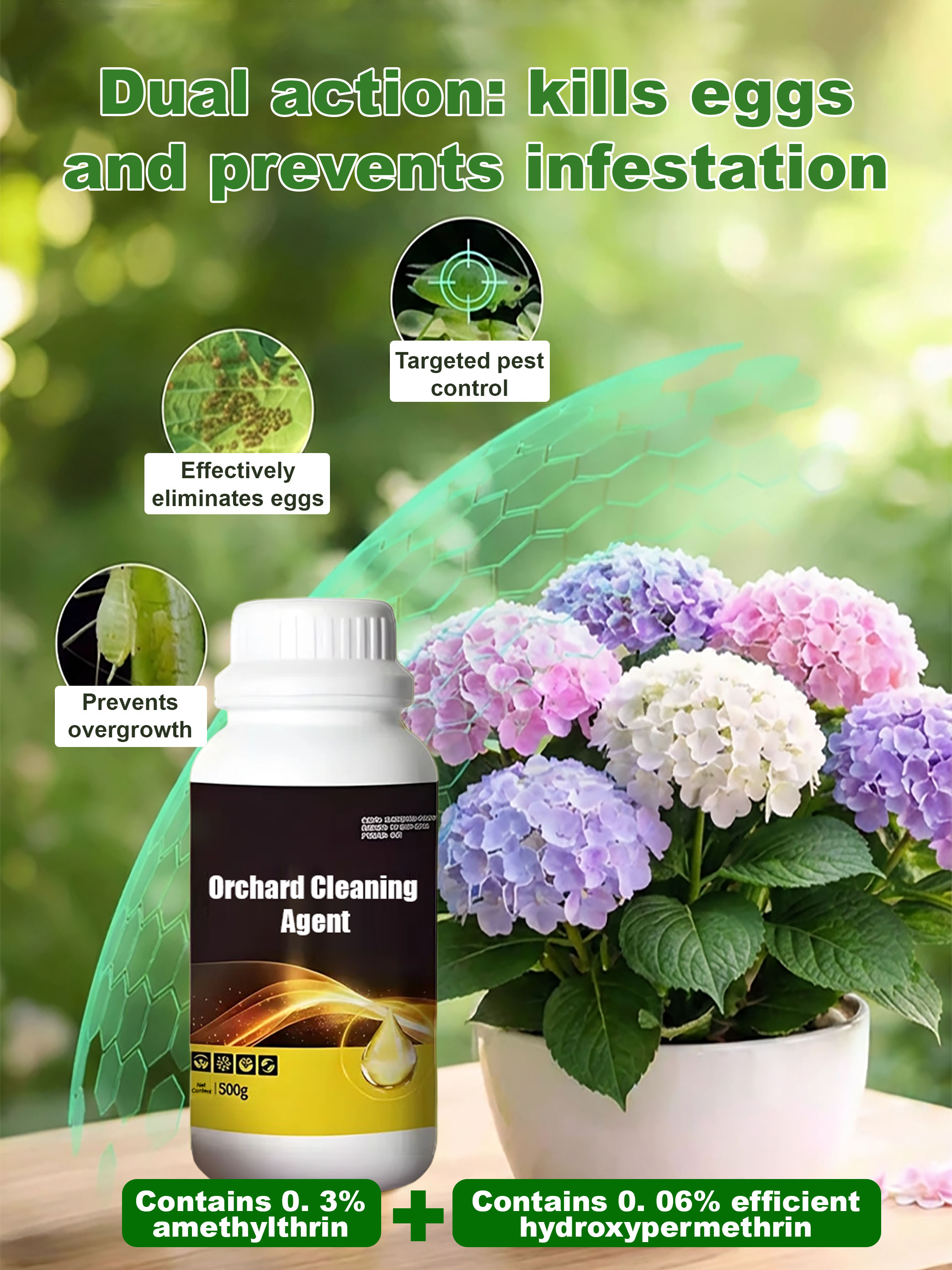 <1 Spray Protects Fruit Trees & Gardens for 1 Year> Professional-Grade Dormant Oil: Kills 99% of Overwintering Pests & Eggs Before They Hatch! 🌳