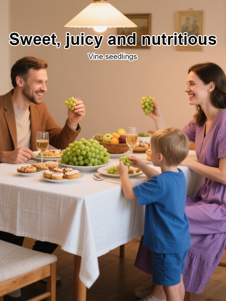 ✨ [Okayama King] Grow Seedless Shine Muscat Grapes with 99.9 percent Survival Rate - BUY 1 GET 1 FREE