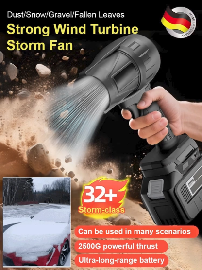 ❄️🔥 5000W Thermal Snow Blower | Portable Hot Air Turboblower 💨 | Powerful High-Speed Handheld for Automobiles 🚗 | ⚡ 3-Speed Adjustable Power