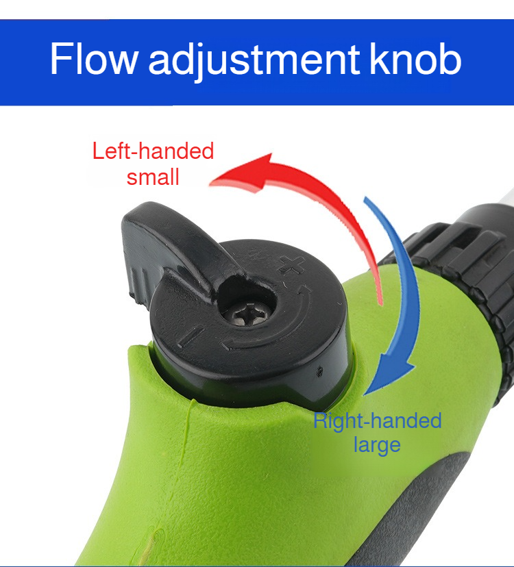 Water spray gun with multiple spray patterns