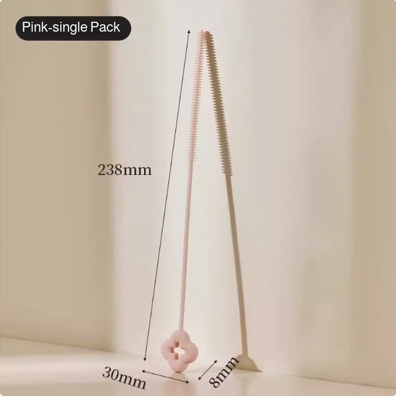 Silicone Bottle Brush Straw Brush Cleaning Without Dead Ends Slim Design Household Uv Sterilization