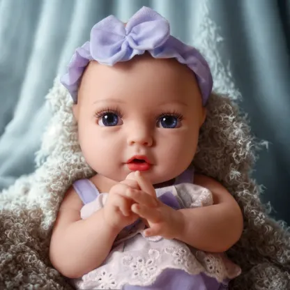 Incredibly Lifelike Silicone Doll 👶 with a Realistic Weight & Warm Touch ❤️✨