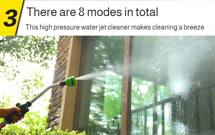 Lightweight aluminum spray gun for gardening and cleaning