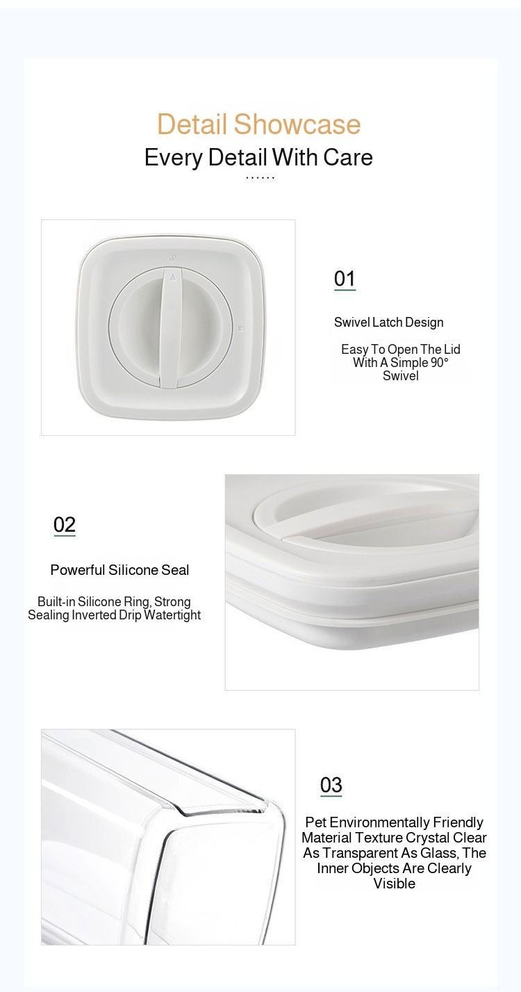 Large storage container for grains and snacks