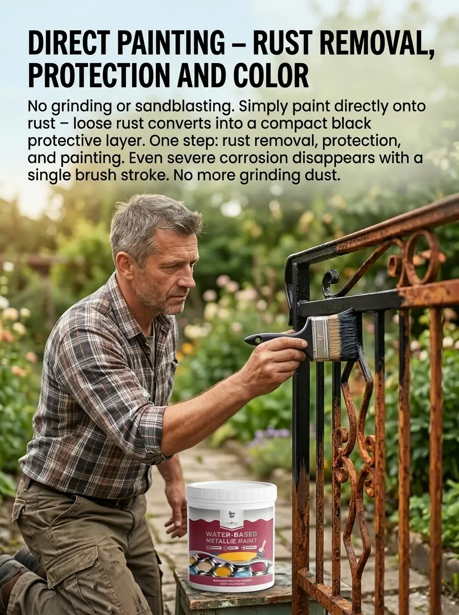 ⚡Rust Converter Paint | Stops Rust for 30 Years | -50%⚡