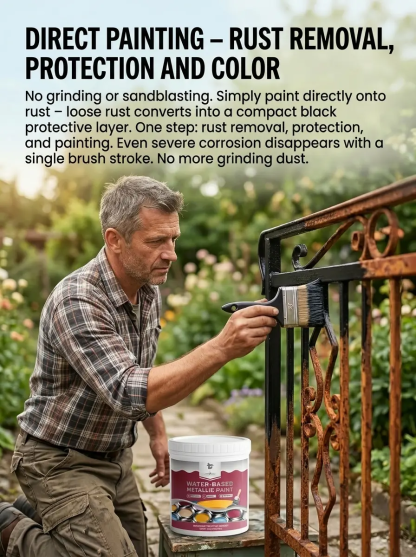 ⚡Rust Converter Paint | Stops Rust for 30 Years | -50%⚡