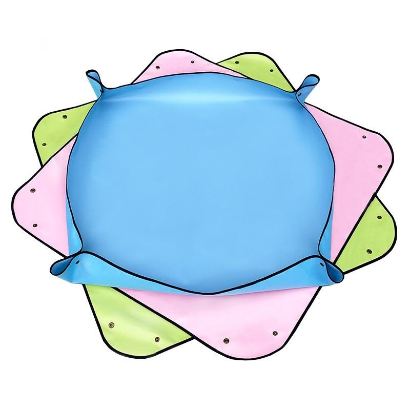 Household soil mat PVC polyester waterproof home gardening mat plant repotting green radish succulen