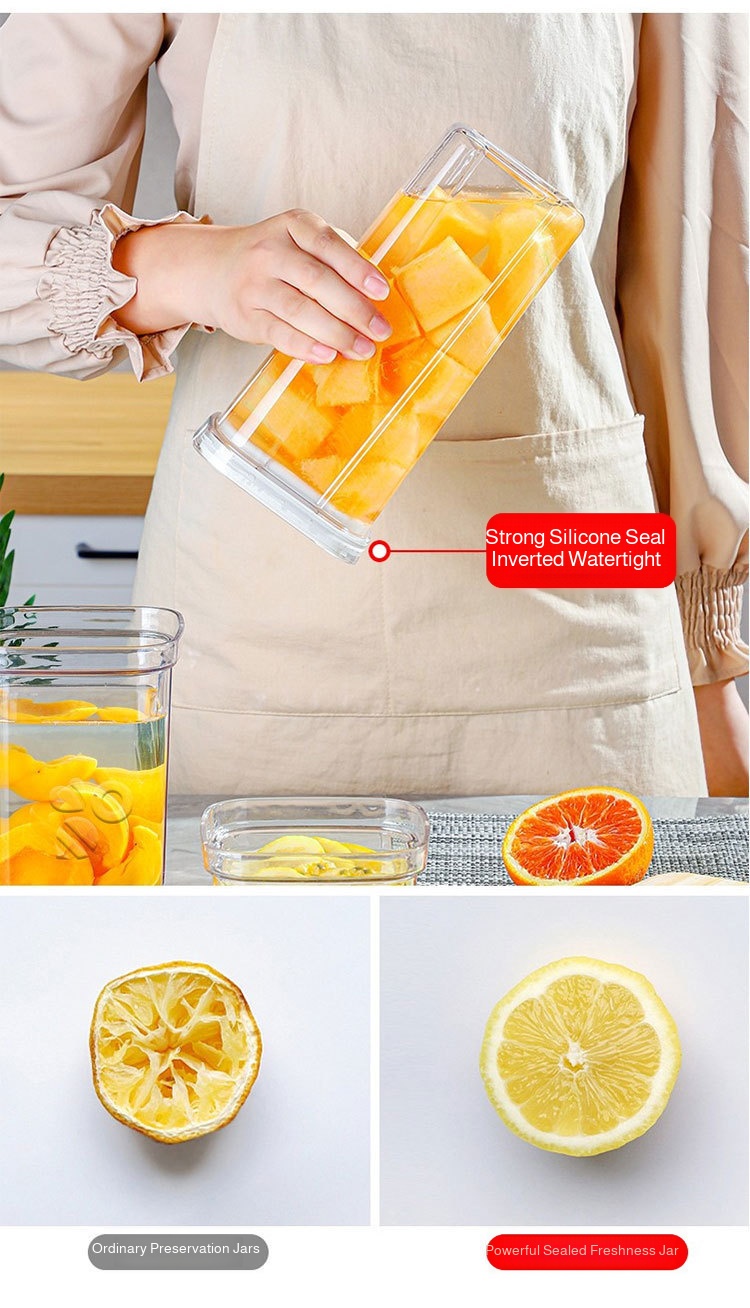 Eco-friendly food grade storage jars for kitchen use