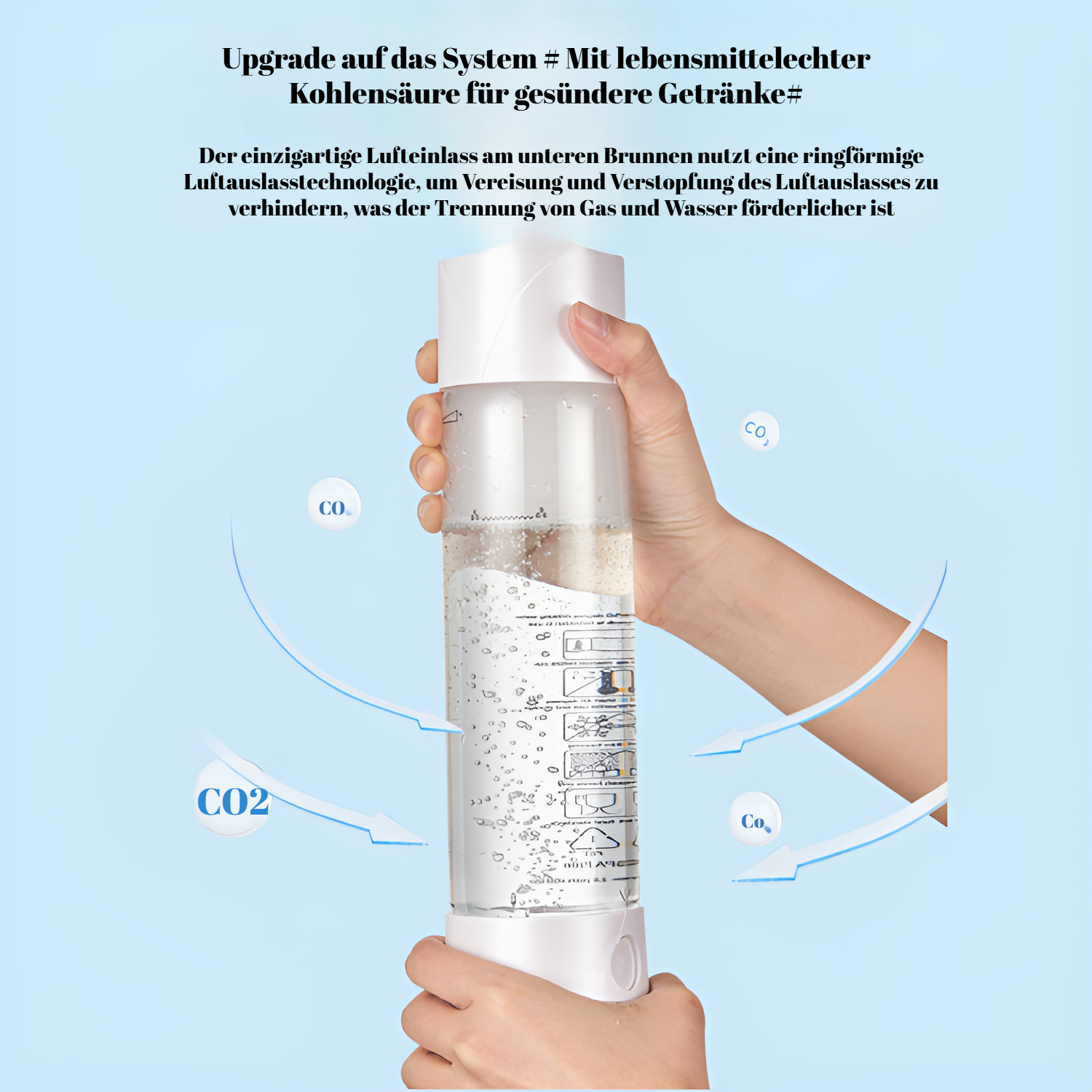 Leichte und tragbare Getränkemaschine