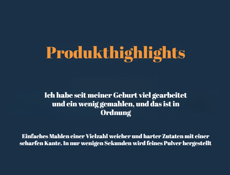 Kompakte Getreidemühle mit Edelstahlbehälter