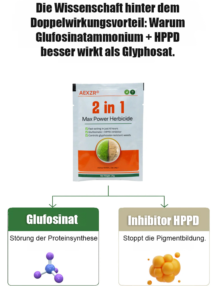 [99,8% Unkrautvernichtung nach 10min Sprühen] ❤️ Multifunktions-Herbizid Upgrade