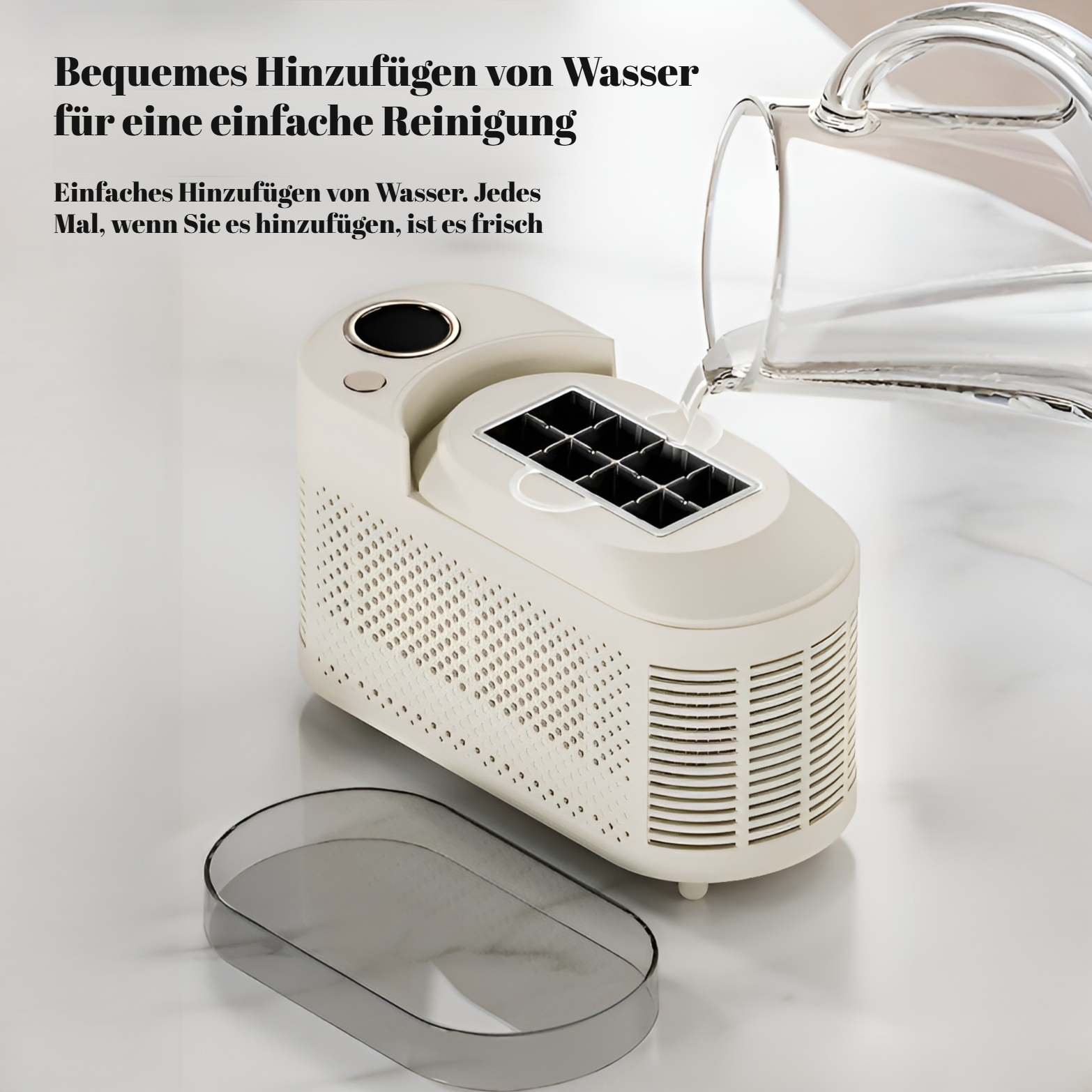 Kleine Eiswürfelmaschine mit großem Fassungsvermögen