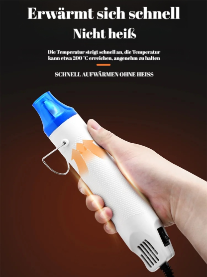 Prägepulver Heißluftfön & Radiergummi Set